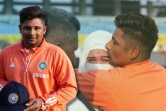 Sarfaraz Khan’s Emotional Debut