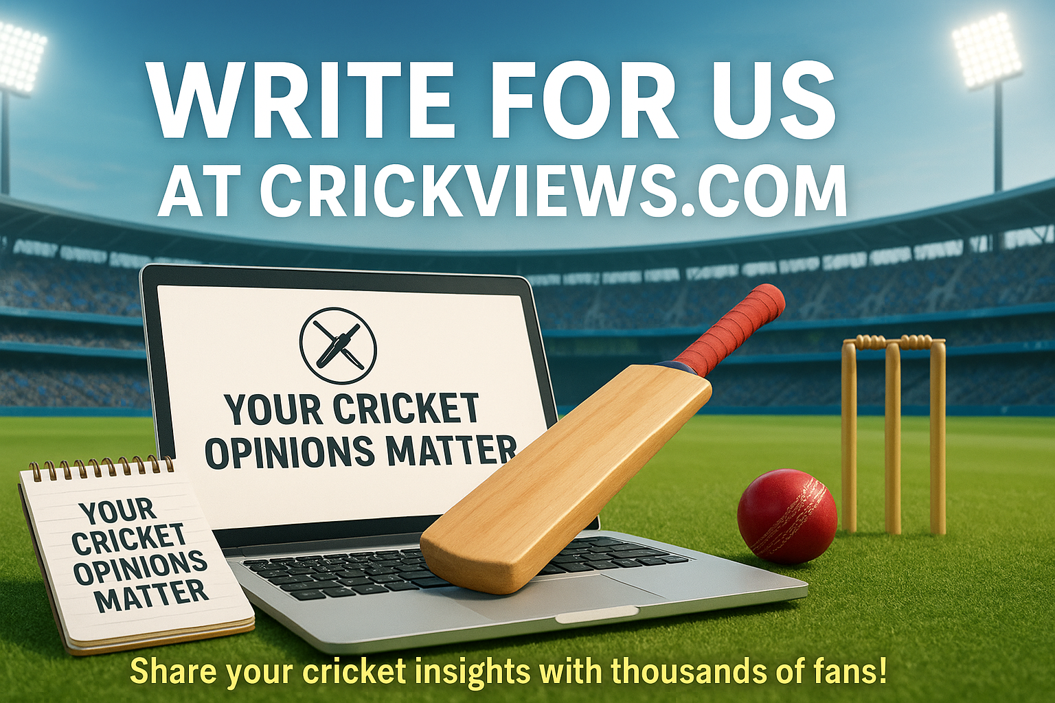Write for Us – CrickViews.com