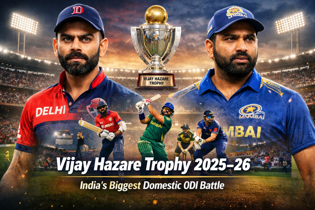 Vijay Hazare Trophy 202526: Format, Teams, Venues, Schedule & Star ...