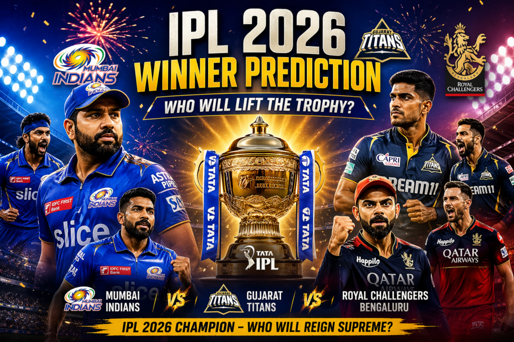 IPL 2026 Winners Prediction: Which Team Will Lift The Trophy? - Cricket ...