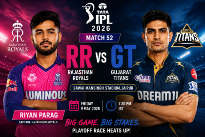 RR vs GT IPL 2026